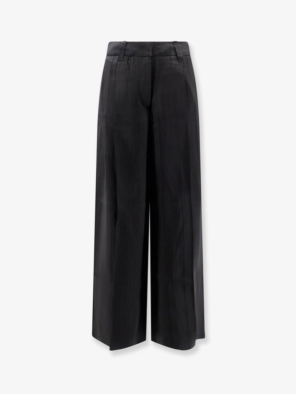 Trousers Airy Rayon Black