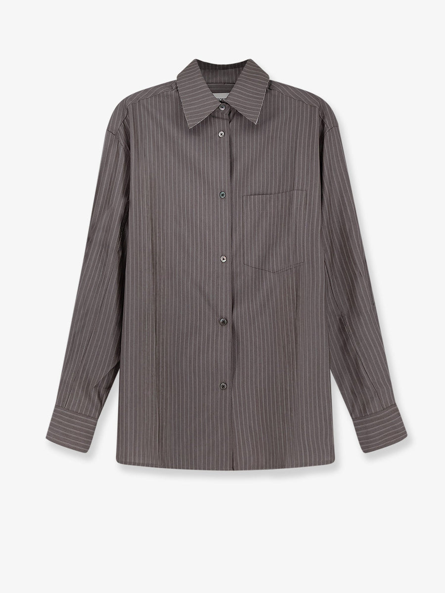 Shirt Silk-Wool Grey