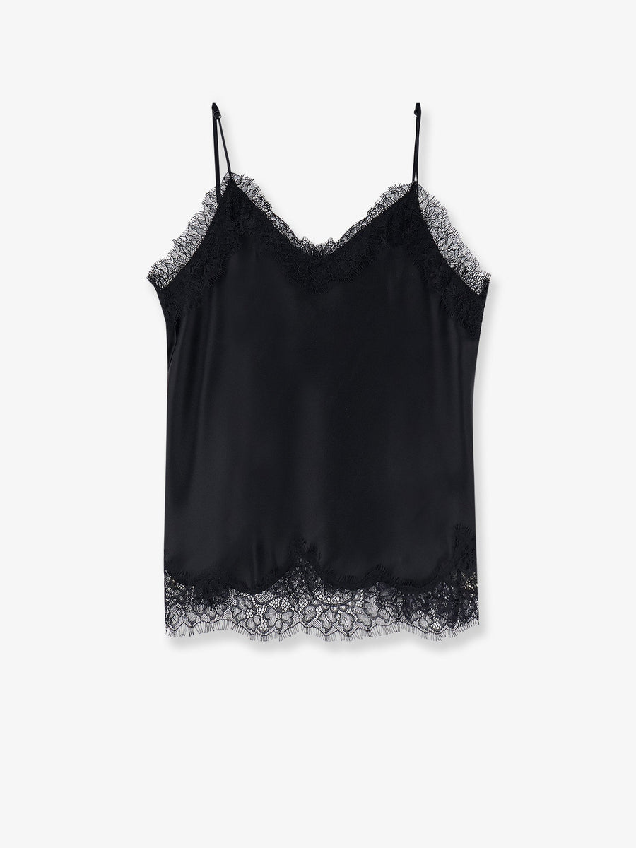Top Satin Black Acetate T-shirts & Jerseys