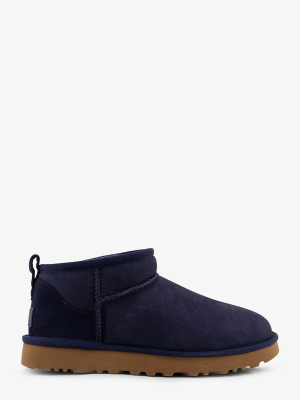 Classic Ultra Mini Suede Boots Blue