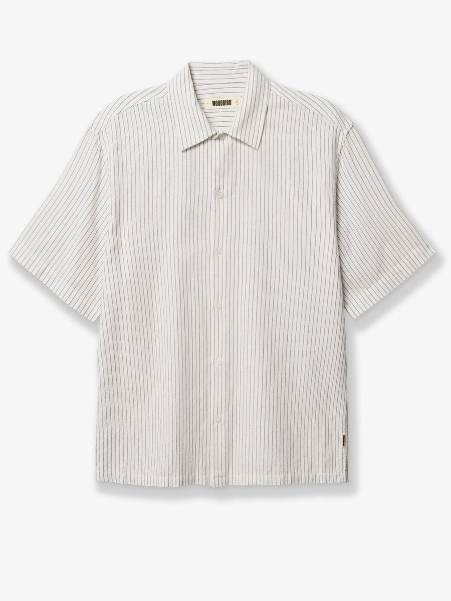 Shirt Wbwang Linen-Cotton White