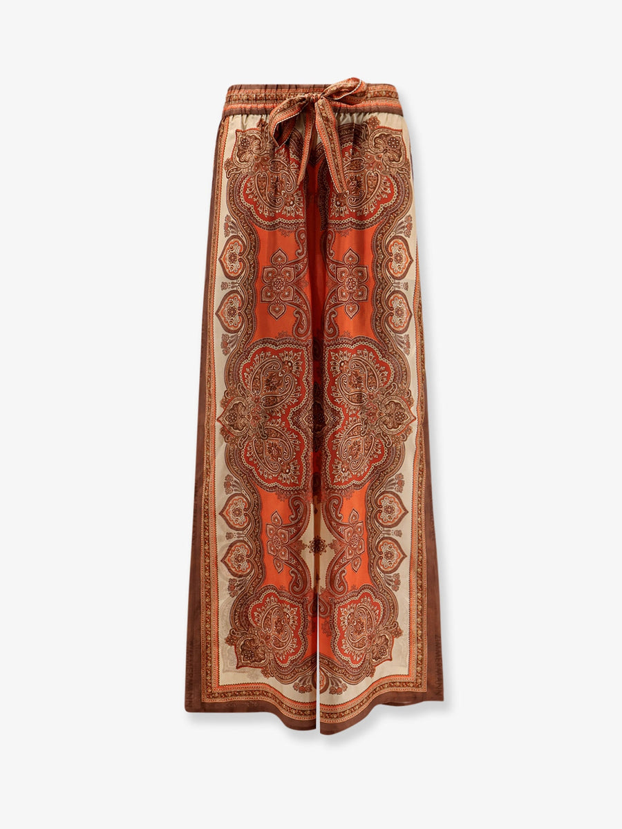 Silk Trousers Mahon Orange