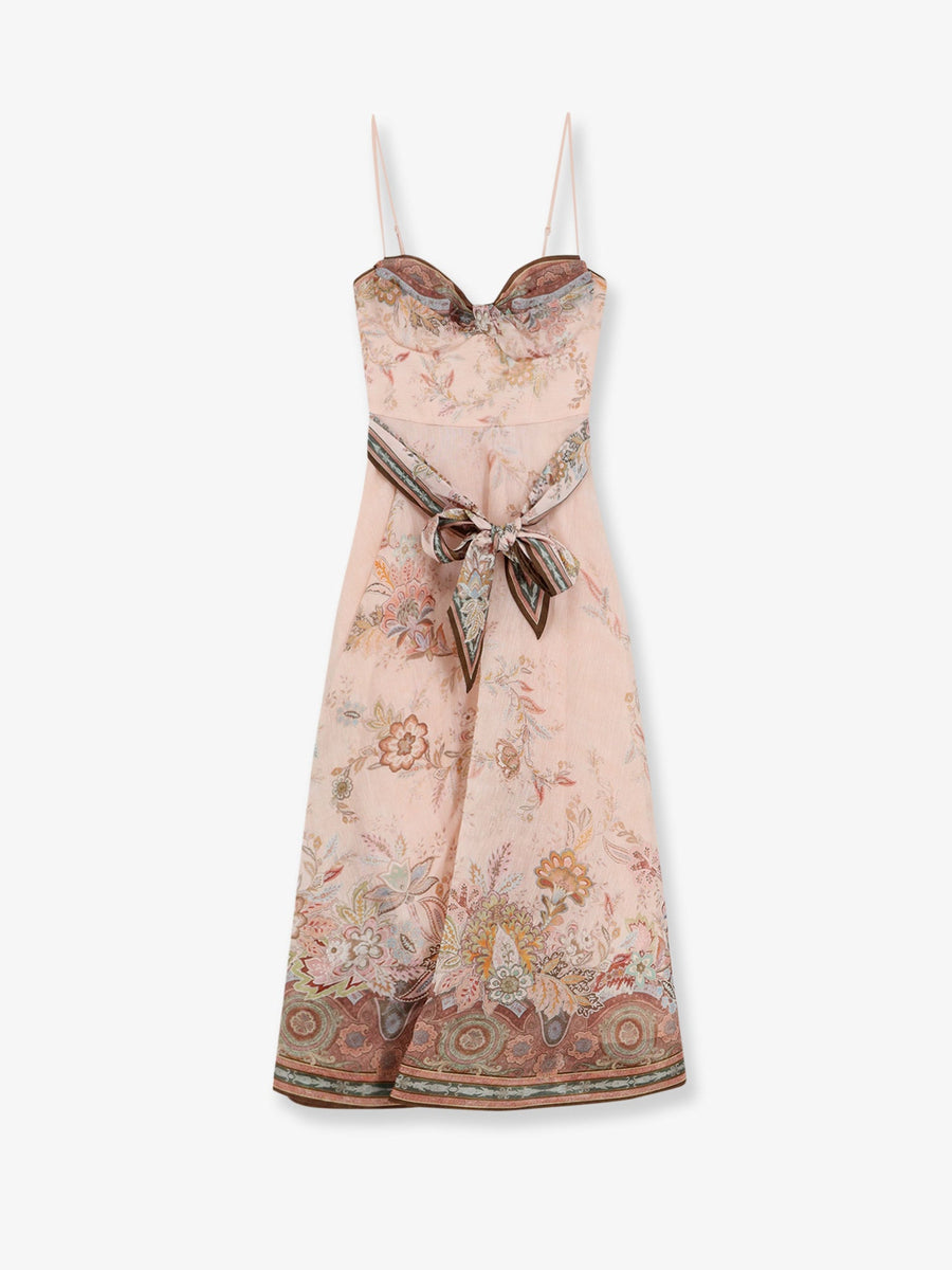 Dress Alchemy Silk-Linen Pink
