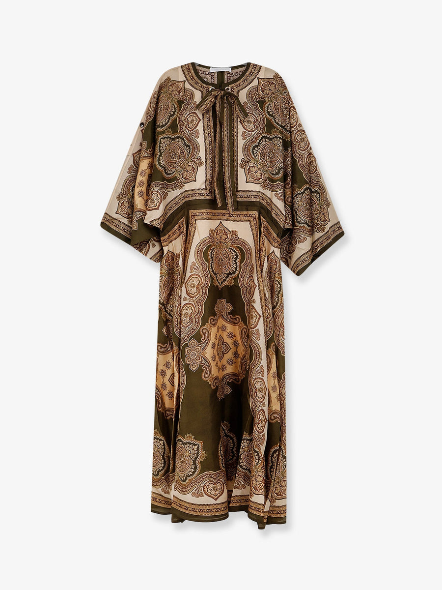 Tunic Dress Mahon Silk Brown