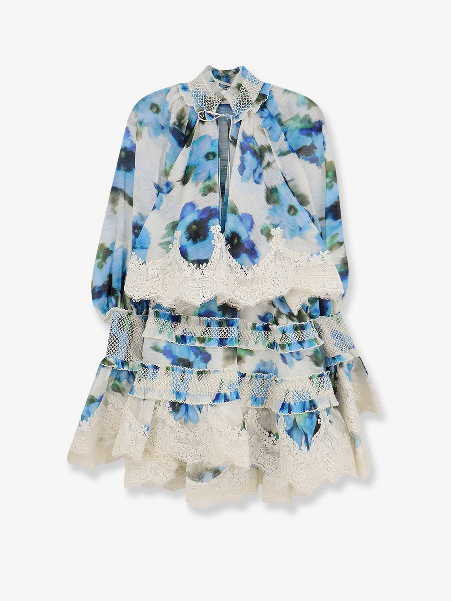 Mini Dress Alchemy Blue Linen