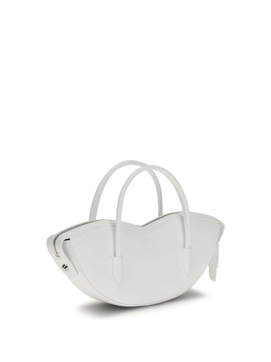Shoulder Bag Mini Lips White Calf Leather Handbags