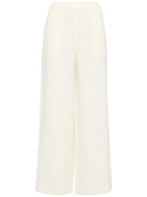 Eres Linen/Flax 100% trousers in white