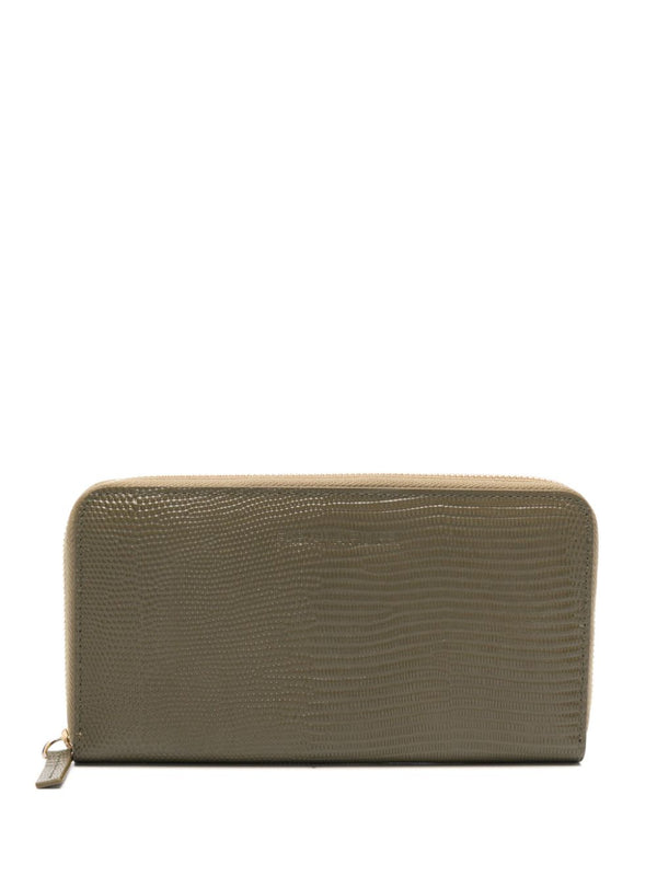 Fabiana Filippi Leather 100% wallet in olive