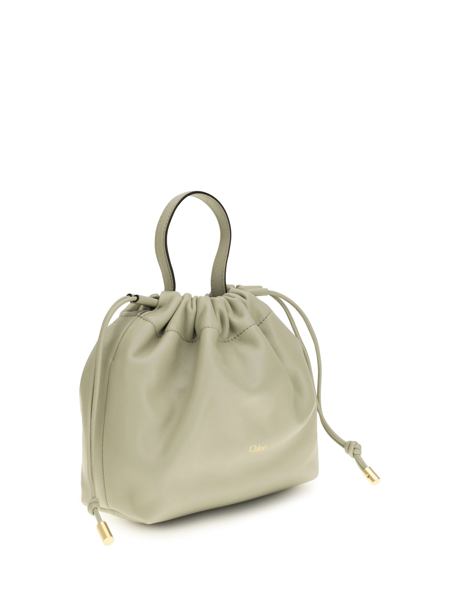 Leather Shoulder Bag Icons Jade Grey Lambskin