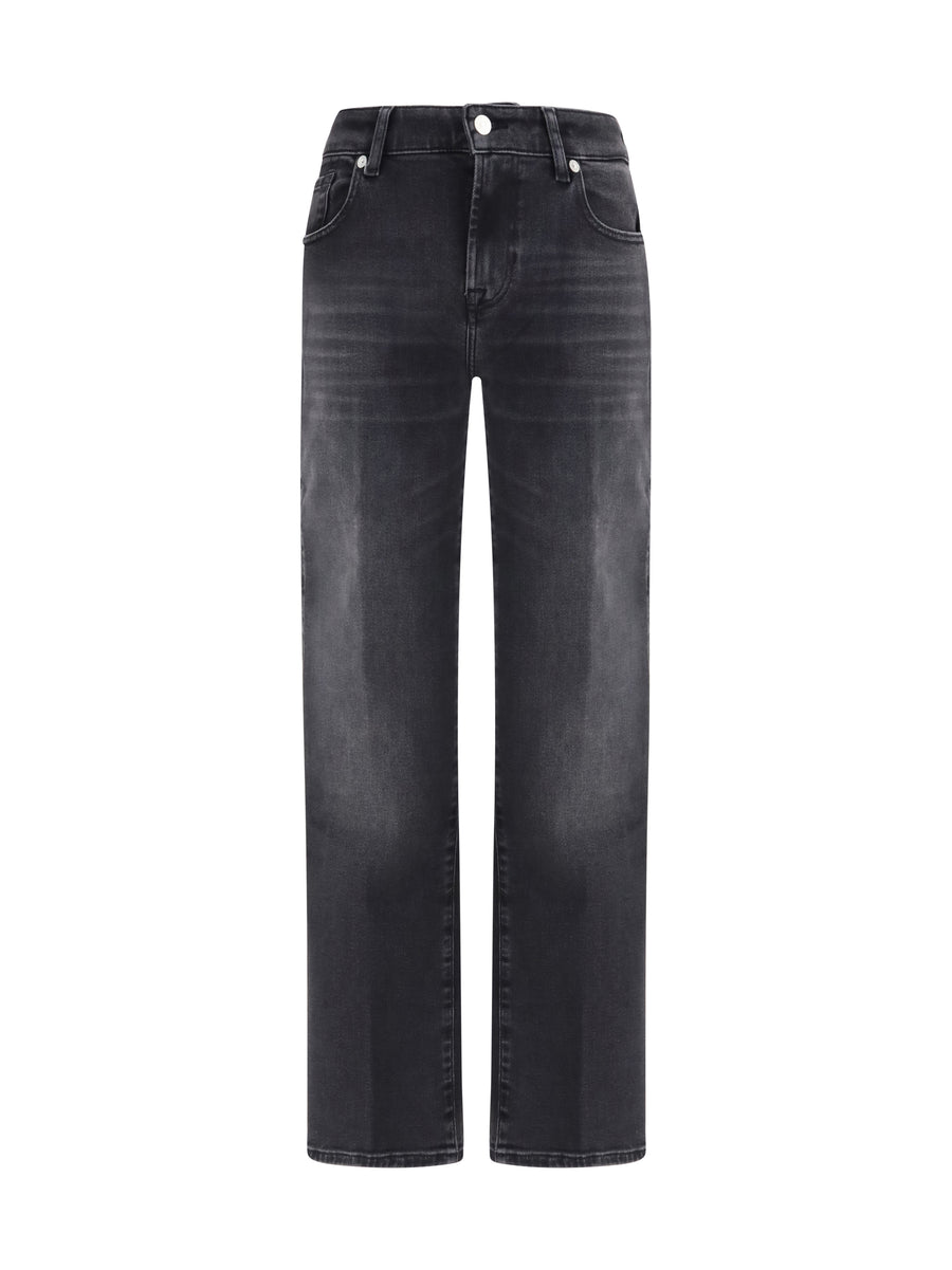 7for 79% Cotton jeans in black
