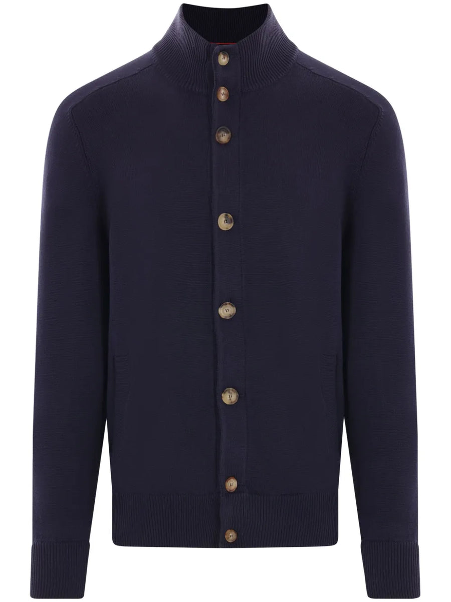 Brunello Cucinelli 100% fabric composition not fully specified cardigan in navy