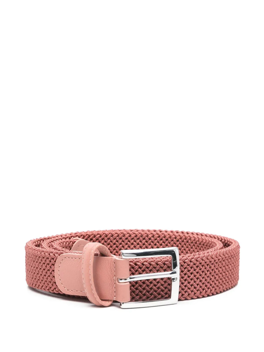 Kiton Fabric 100% (woven) belt in pink