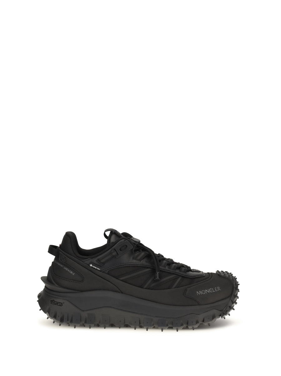 Moncler Upper: 100% calf leather; Sole: 100% rubber sneaker in black