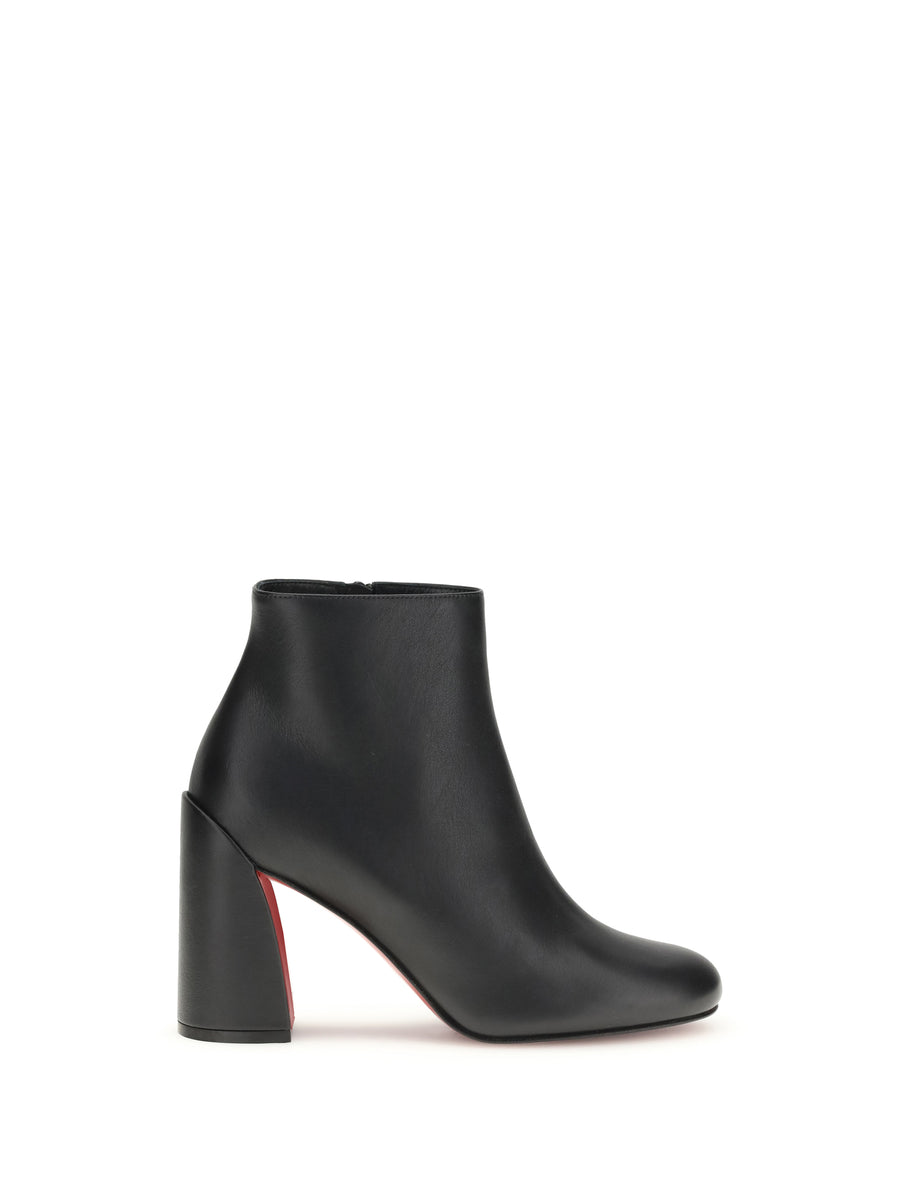 Christian Louboutin Upper: 100% calf leather; Sole: 63% thermoplastic polyurethane ankle boots in black