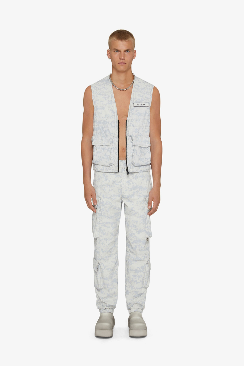 Givenchy Cargo Gilet_beige-Black Beige,black Clothing