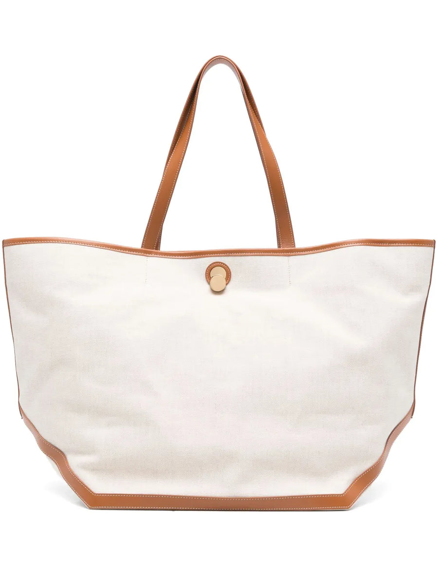 Fabiana Filippi Outer: Calf Leather 100% tote bag in cream