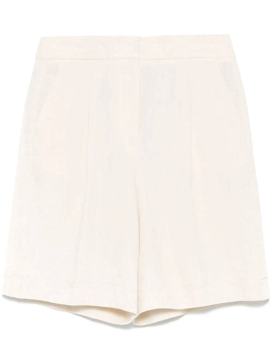 Peserico Outer: Linen/Flax 100%; Lining: Acetate 61% shorts in ecru