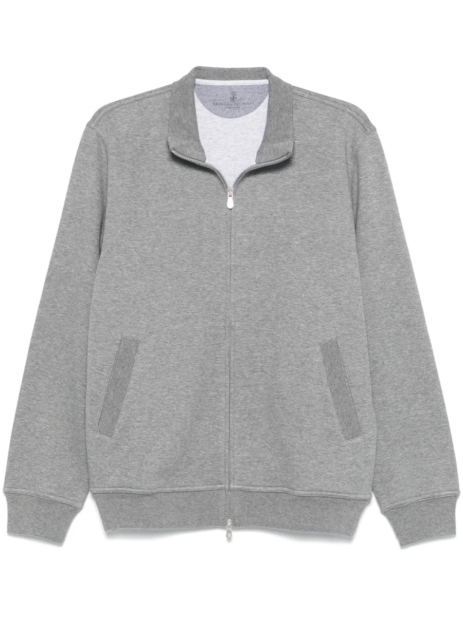 Brunello Cucinelli Outer: Cotton 65% sweatshirt in gray