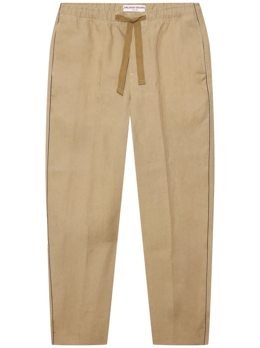Orlebar Brown Linen/Flax 100% trousers in beige