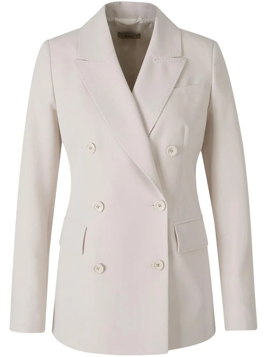 Herno Polyester 72% blazer in white