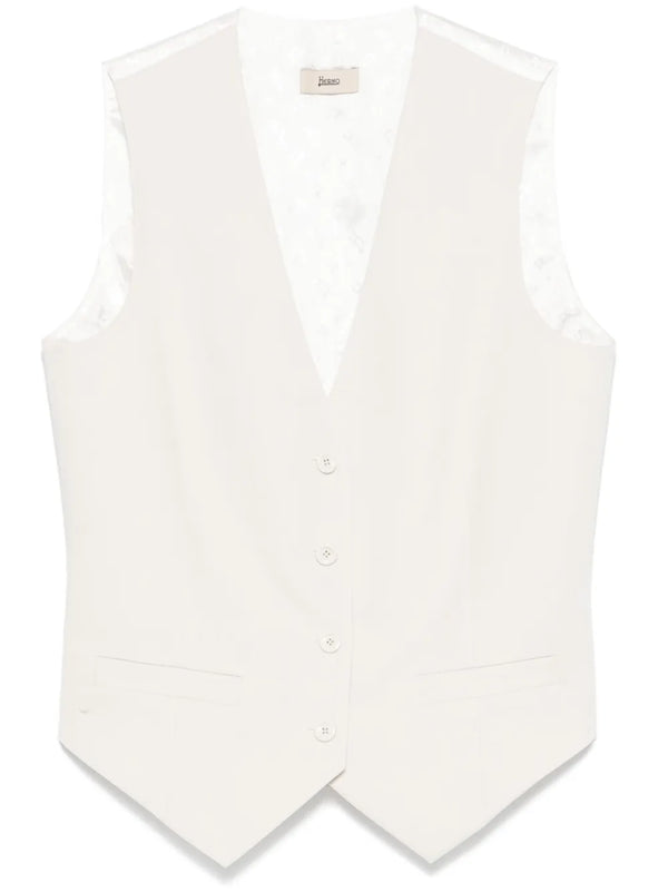 Herno Outer: Polyester 72% vest in white