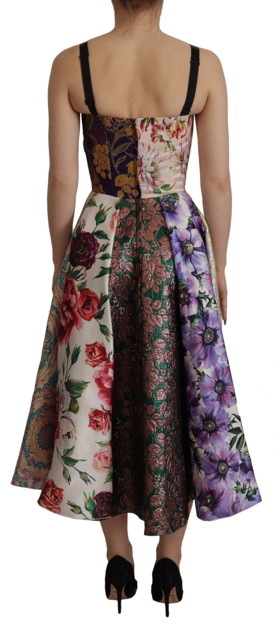 Dolce & Gabbana 52% silk dress in multicolor