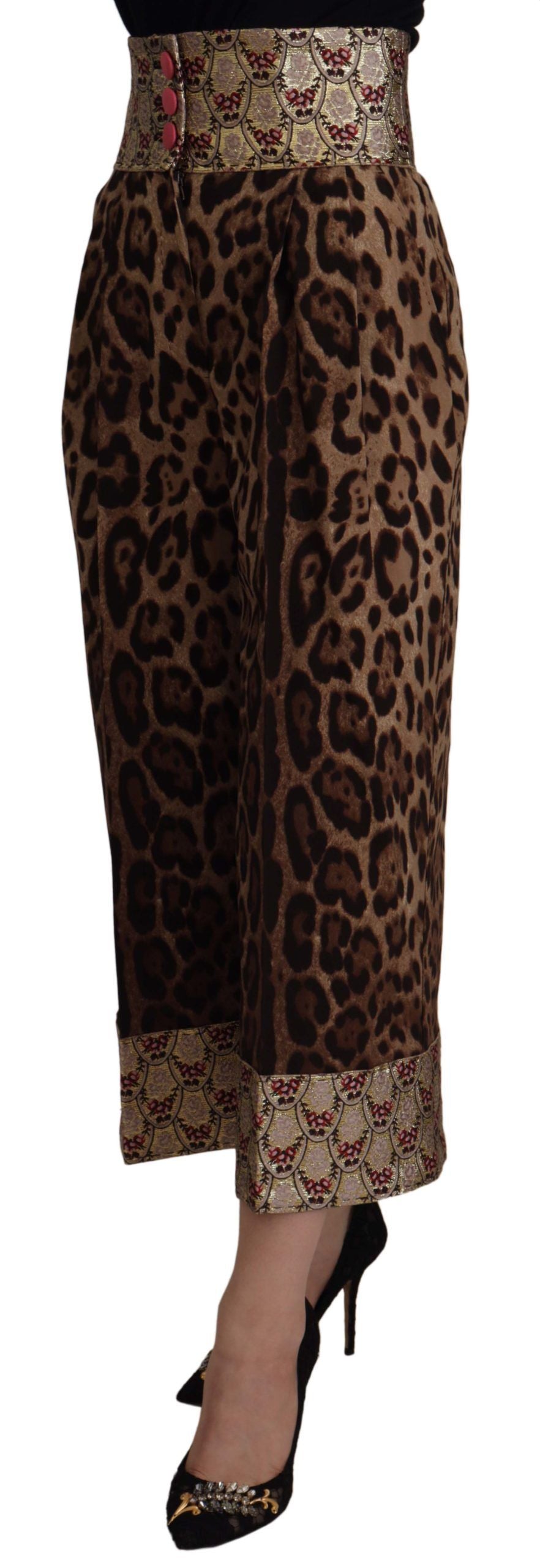 Dolce & Gabbana 68% Wool trousers in brown