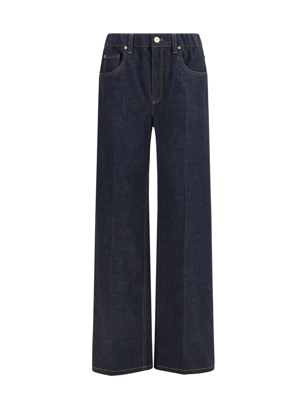 Brunello Cucinelli 100% Cotton jeans in navy