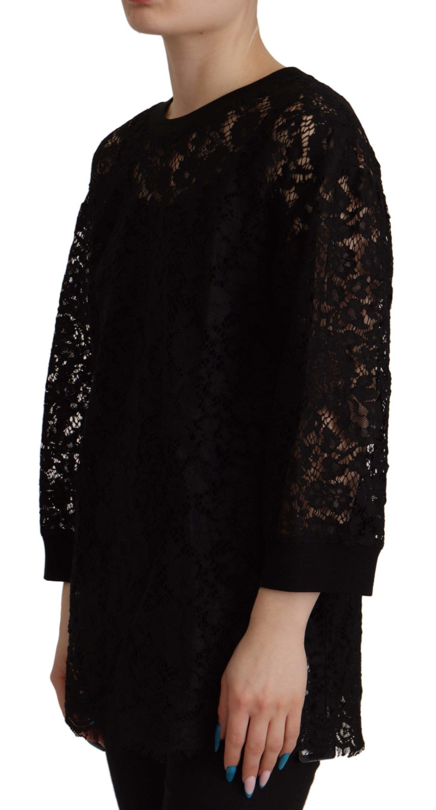 Dolce & Gabbana 42% Cotton blouse in black