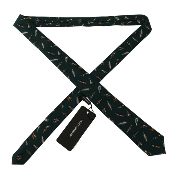 Dolce & Gabbana 100% Silk necktie in black