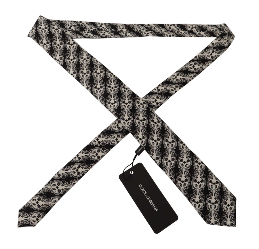 Dolce & Gabbana 100% Silk necktie in black