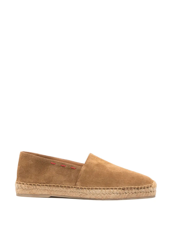 Kiton Outer: Calf Suede 100%. Lining: Fabric 100% espadrille flat in brown
