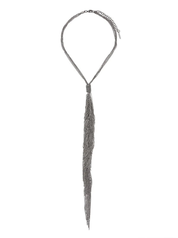 Peserico Metal necklace in silver