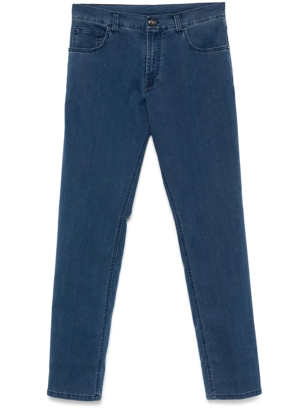 Stefano Ricci Cotton 60% jeans in indigo