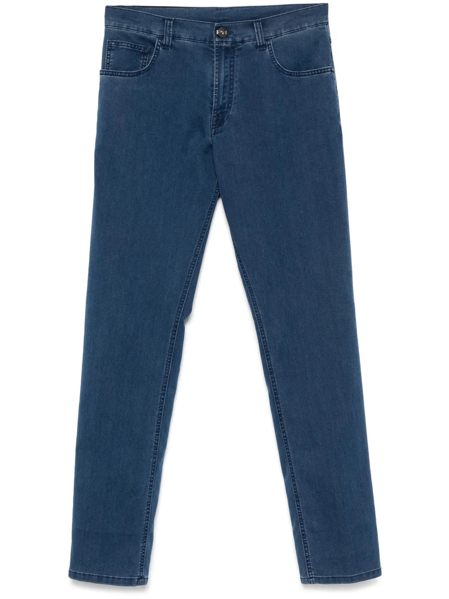 Stefano Ricci Cotton 60% jeans in indigo