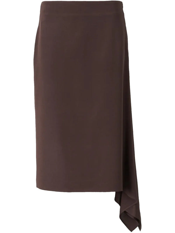 Peserico Viscose 61% skirt in brown