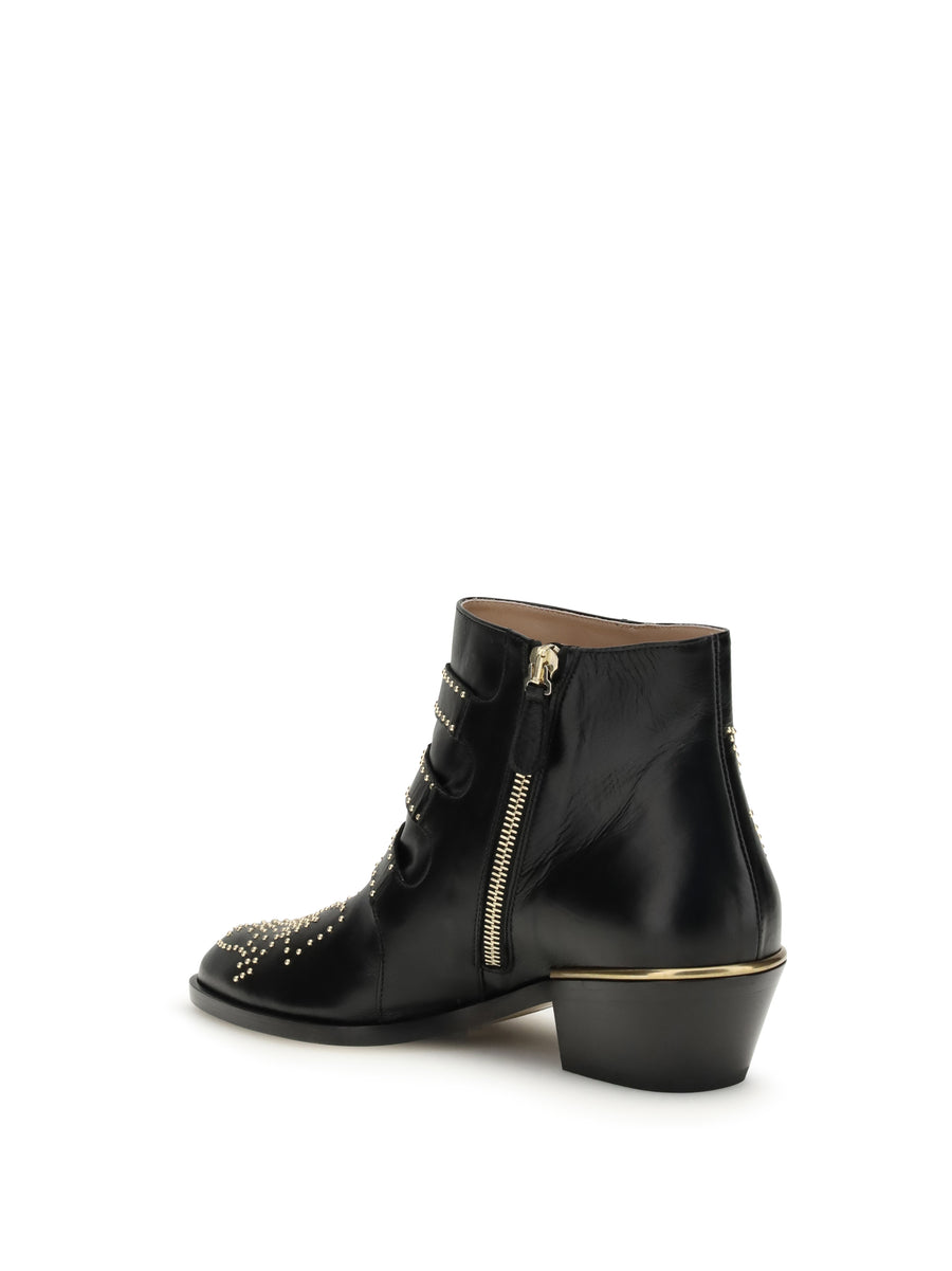 Boots Susan Black-Gold Black/gold
