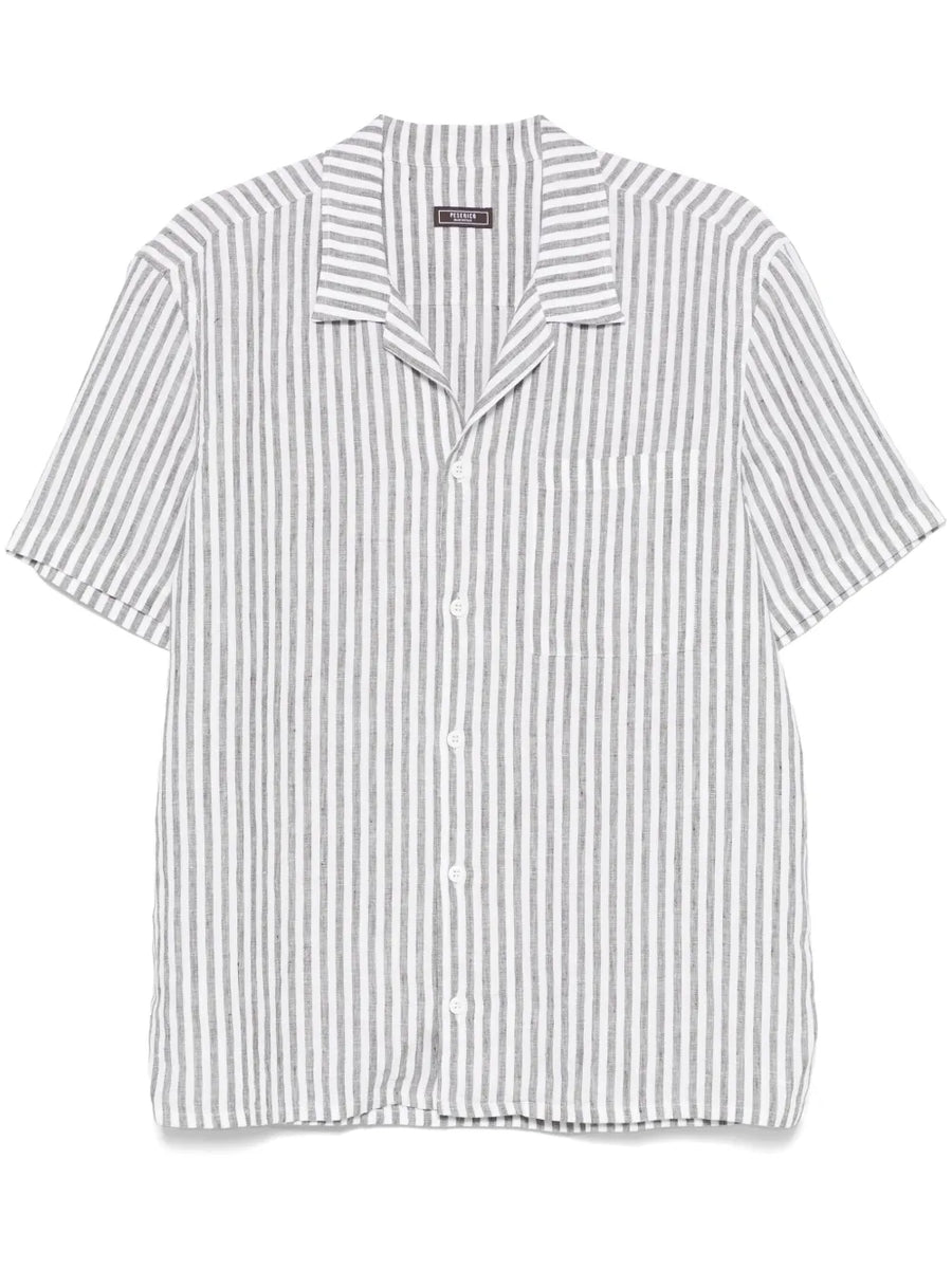 Peserico Linen/Flax 100% shirt in grey