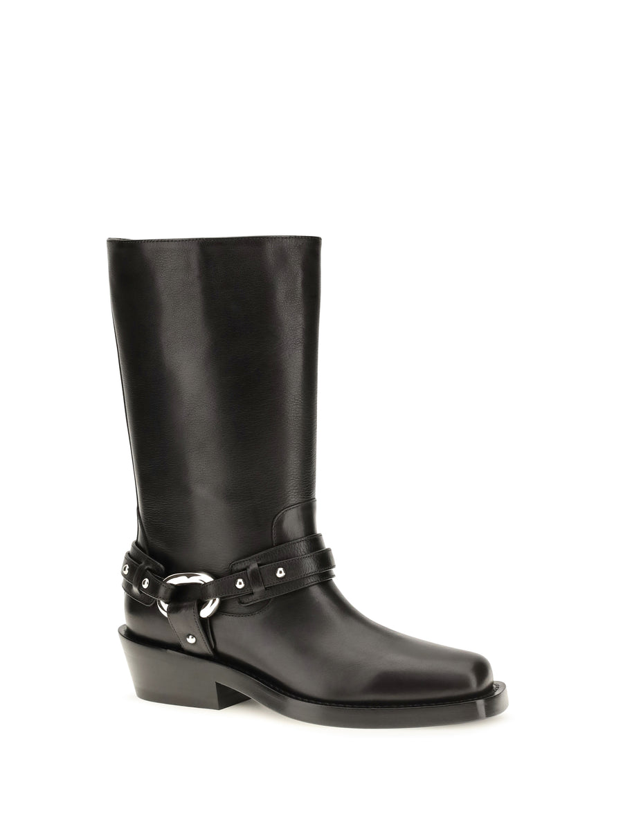 Boots Calf Leather Black