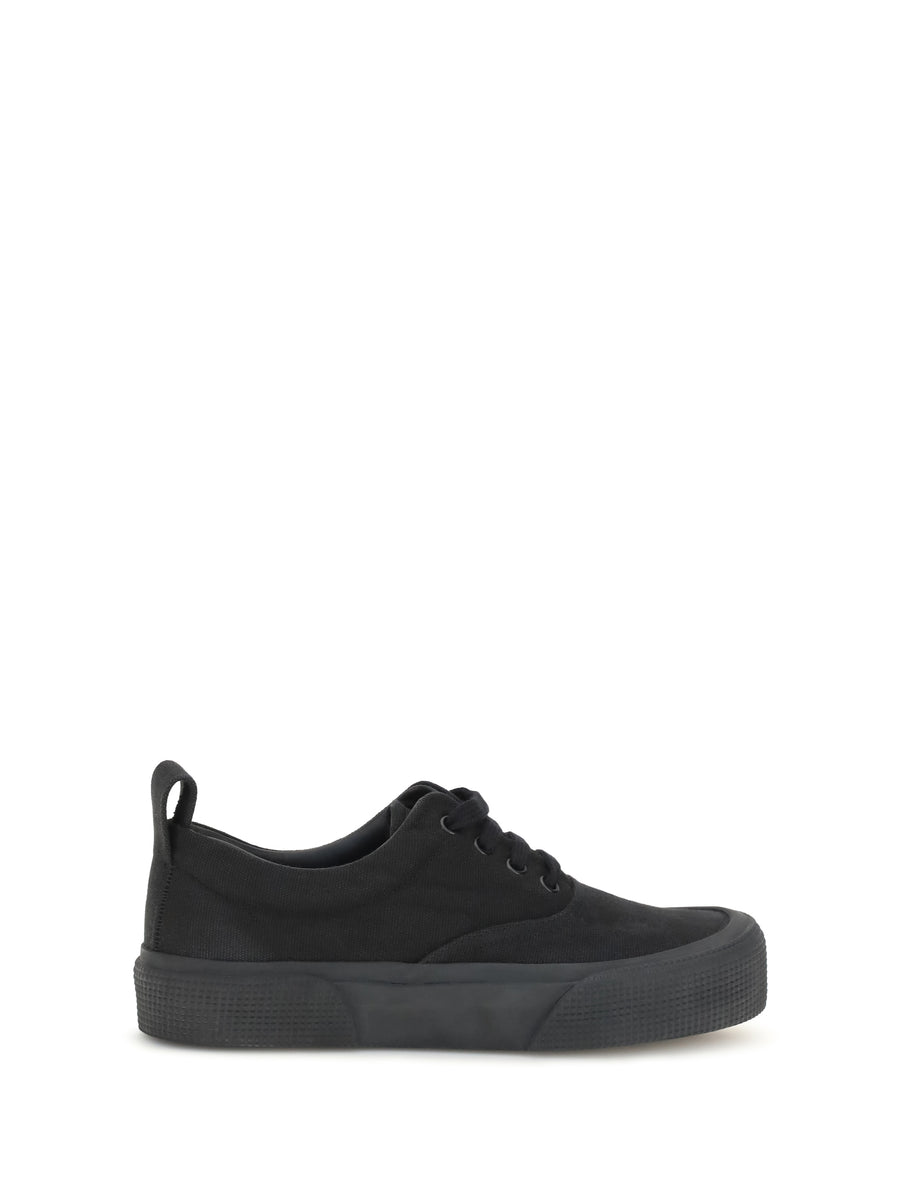 Sneakers Plimsole Black Black/black Upper: Cotton Trainers