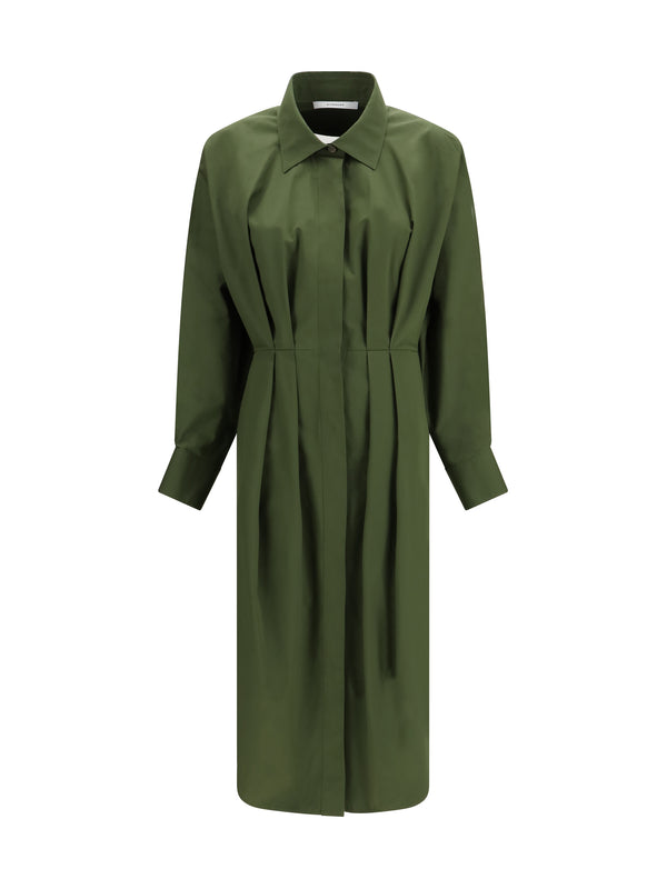 Givenchy 100% Cotton shirt dress in khaki