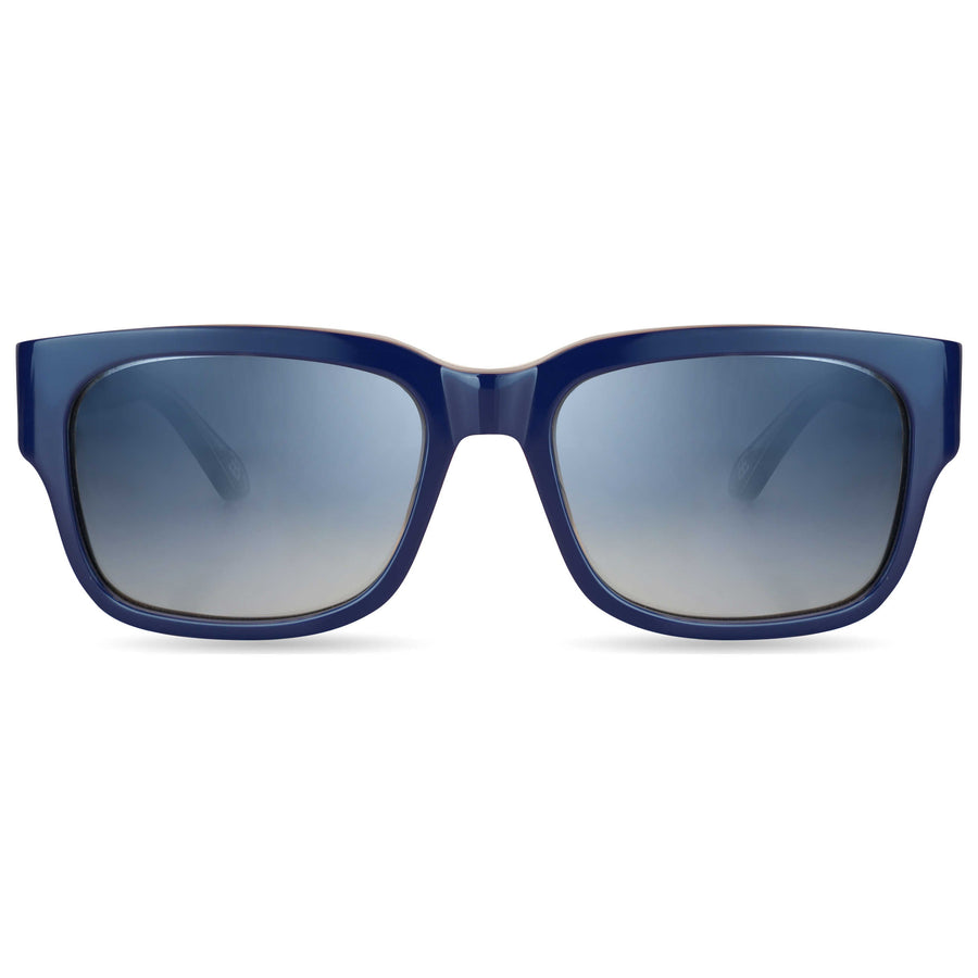 Preloved - Bugatti Mens 56mm Dark Blue Sunglasses 29-Dkblue One Color