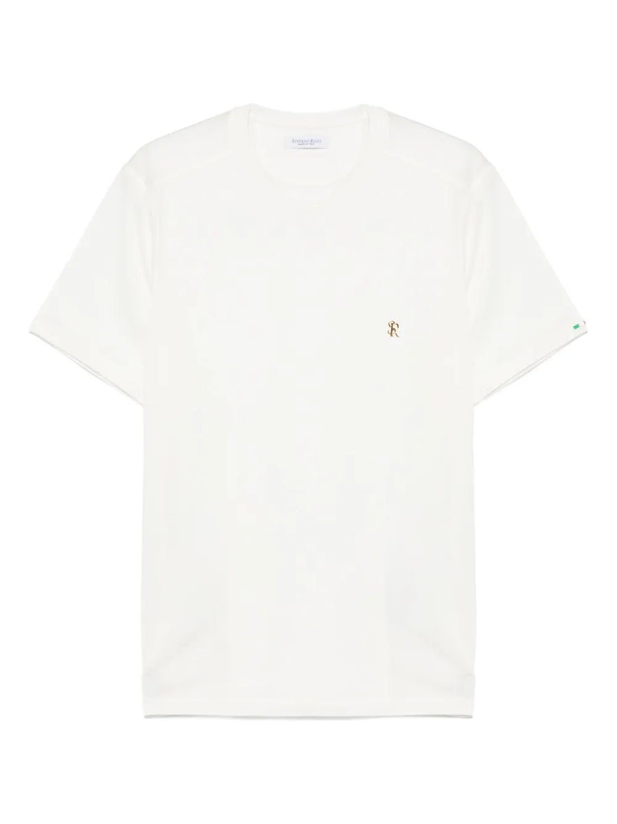 Stefano Ricci Cotton 100% t-shirt in white