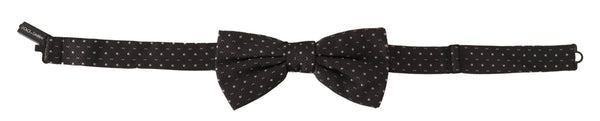 Dolce & Gabbana 100% Silk bow tie in black