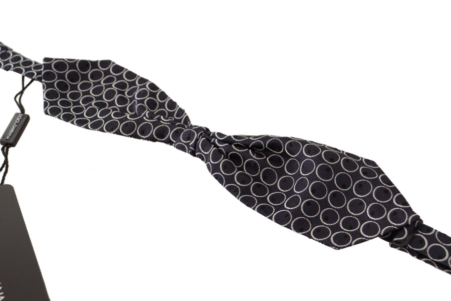 Dolce & Gabbana 100% Silk bow tie in black