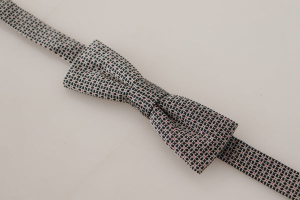 Dolce & Gabbana 100% Silk bow tie in black