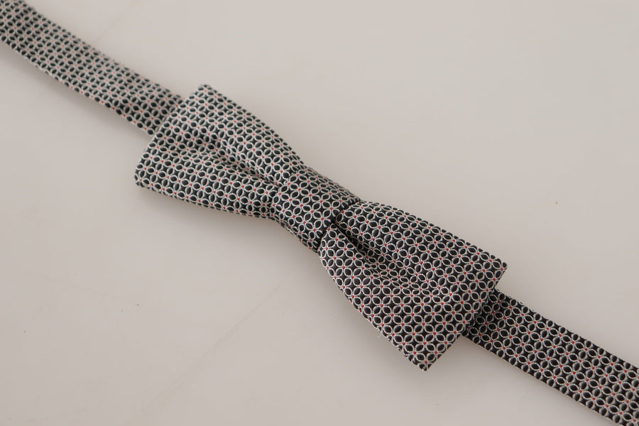 Dolce & Gabbana 100% Silk bow tie in black