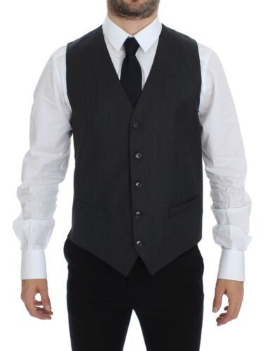 Dolce & Gabbana 100% Wool vest in gray