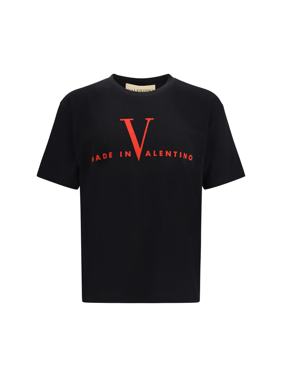 Valentino 100% Cotton t-shirt in black