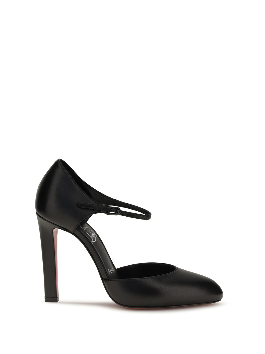 Christian Louboutin Upper: 100% lamb leather; Sole: calf leather with rubber insert pump in black